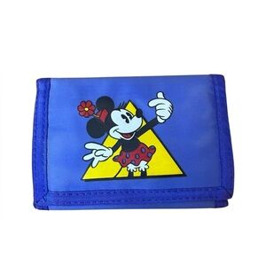 Disney Vintage 80s Minnie Mouse Nylon Velcro Wallet